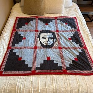 Handmade Lincoln quilt.